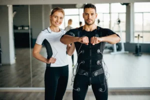 Séance d'entraînement EMS avec coach