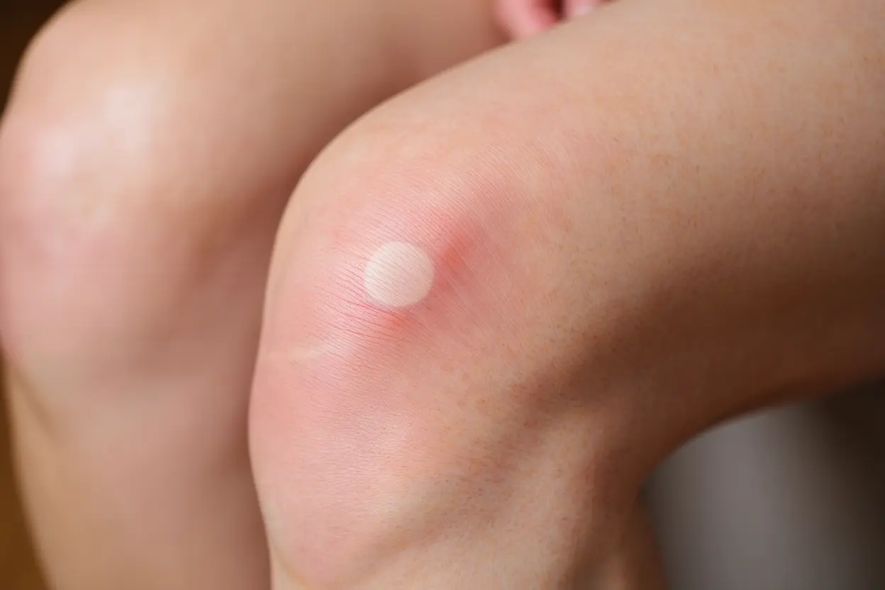 Irritation cutanée électrostimulation