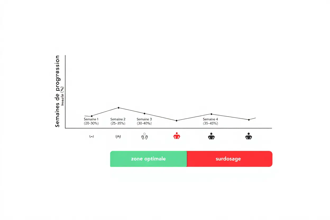 Progression optimale de l'intensité en électrostimulation