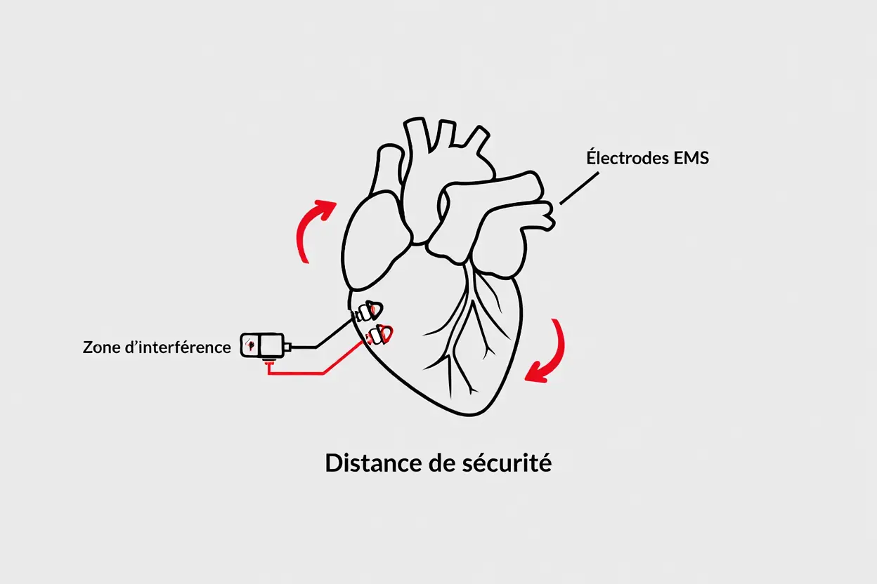 Interférence entre pacemaker et EMS