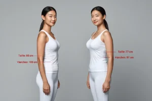 Transformation avant après électrostimulation