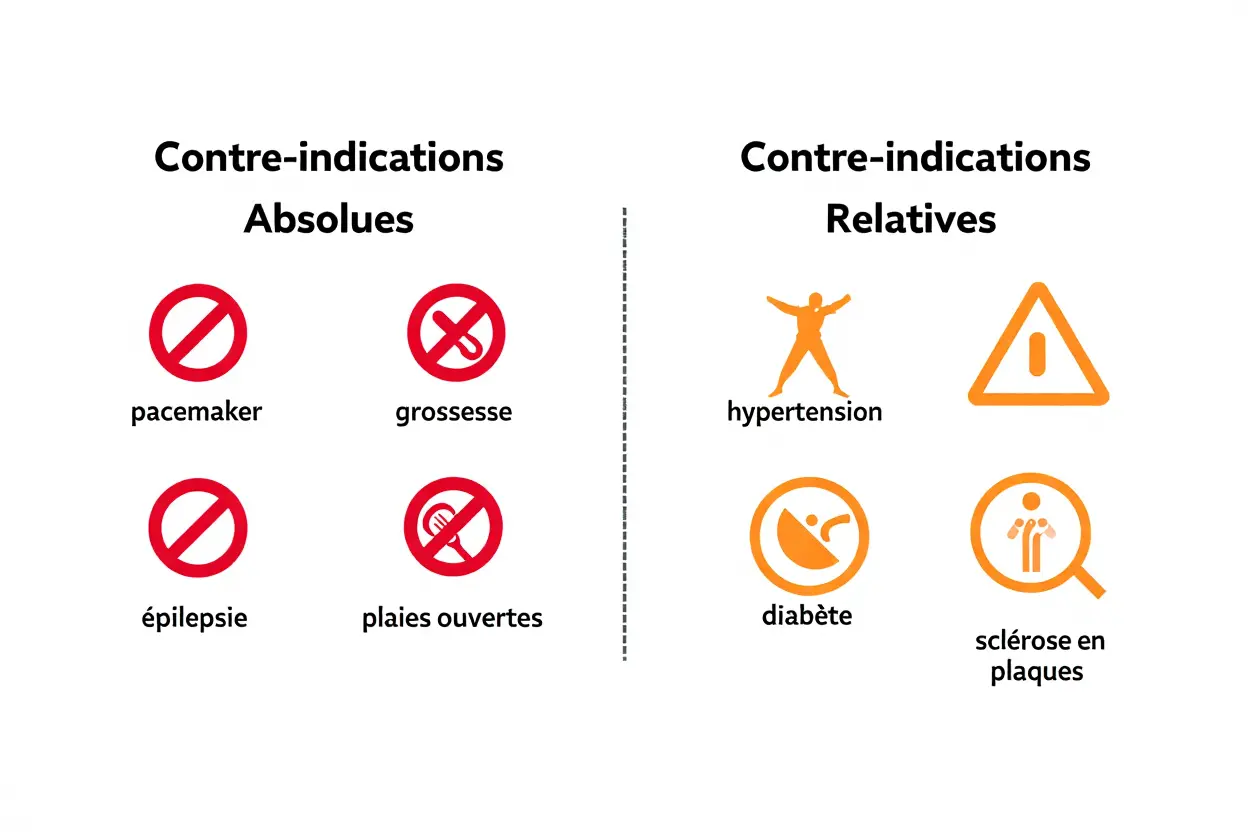 Contre-indications de l'électrostimulation