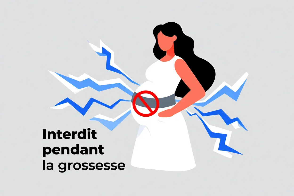 Électrostimulation interdite pendant la grossesse