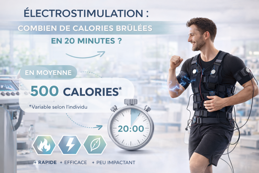 Électrostimulation : combien de calories brûlées en 20 minutes ?