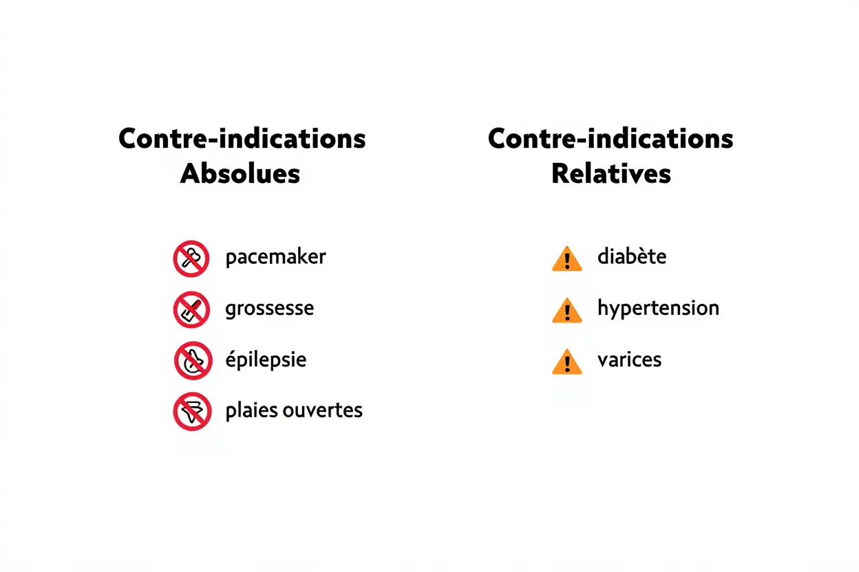 Contre-indications en électrothérapie