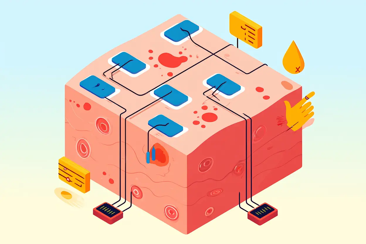 Irritations cutanées dues aux électrodes
