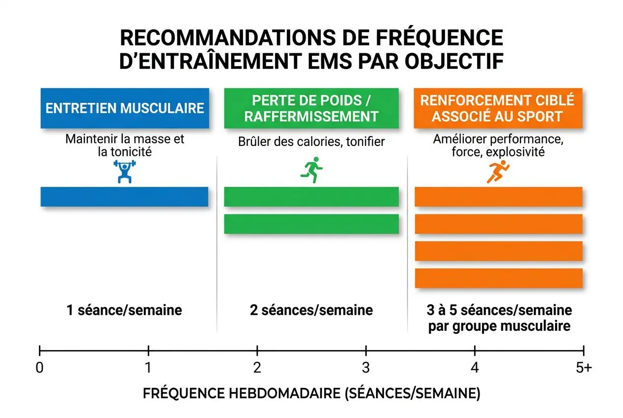 Tableau fréquence séances EMS par objectif