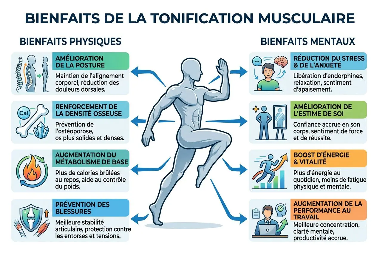 Bienfaits physiques et mentaux de la tonification