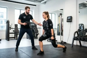 Séance d'électrostimulation EMS en studio
