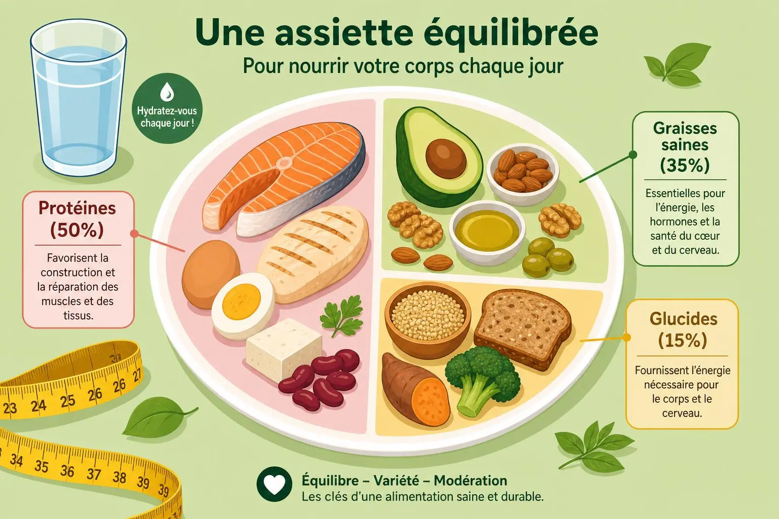Répartition optimale des nutriments pour maigrir