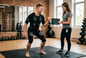 Séance de musculation passive EMS en studio